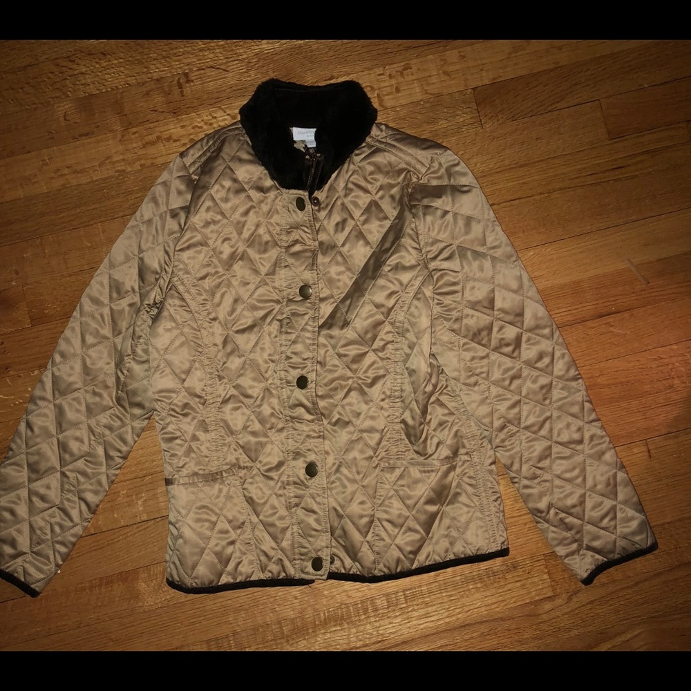 Charter Club quilted Jacket  petite small